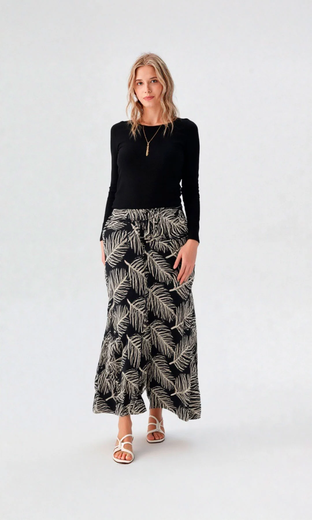 Falda mujer unicolor - Imagen 4