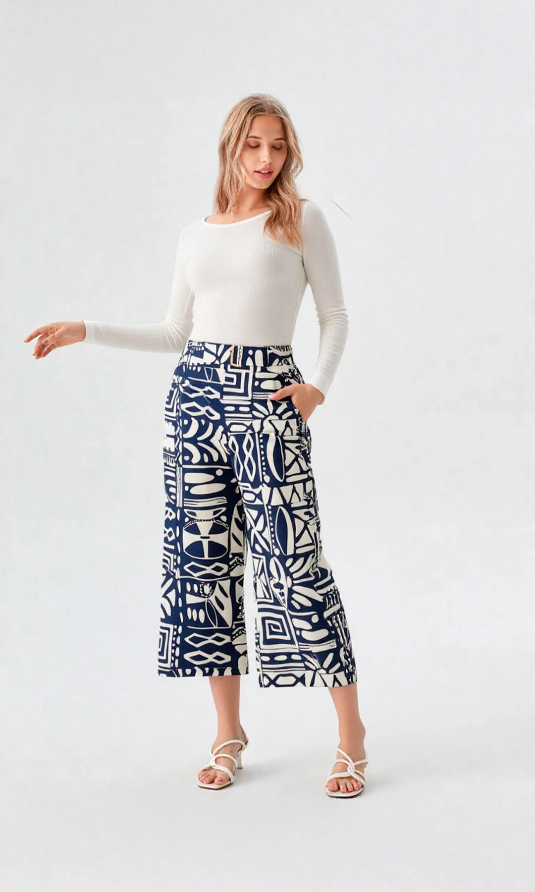 Capri mujer estampado