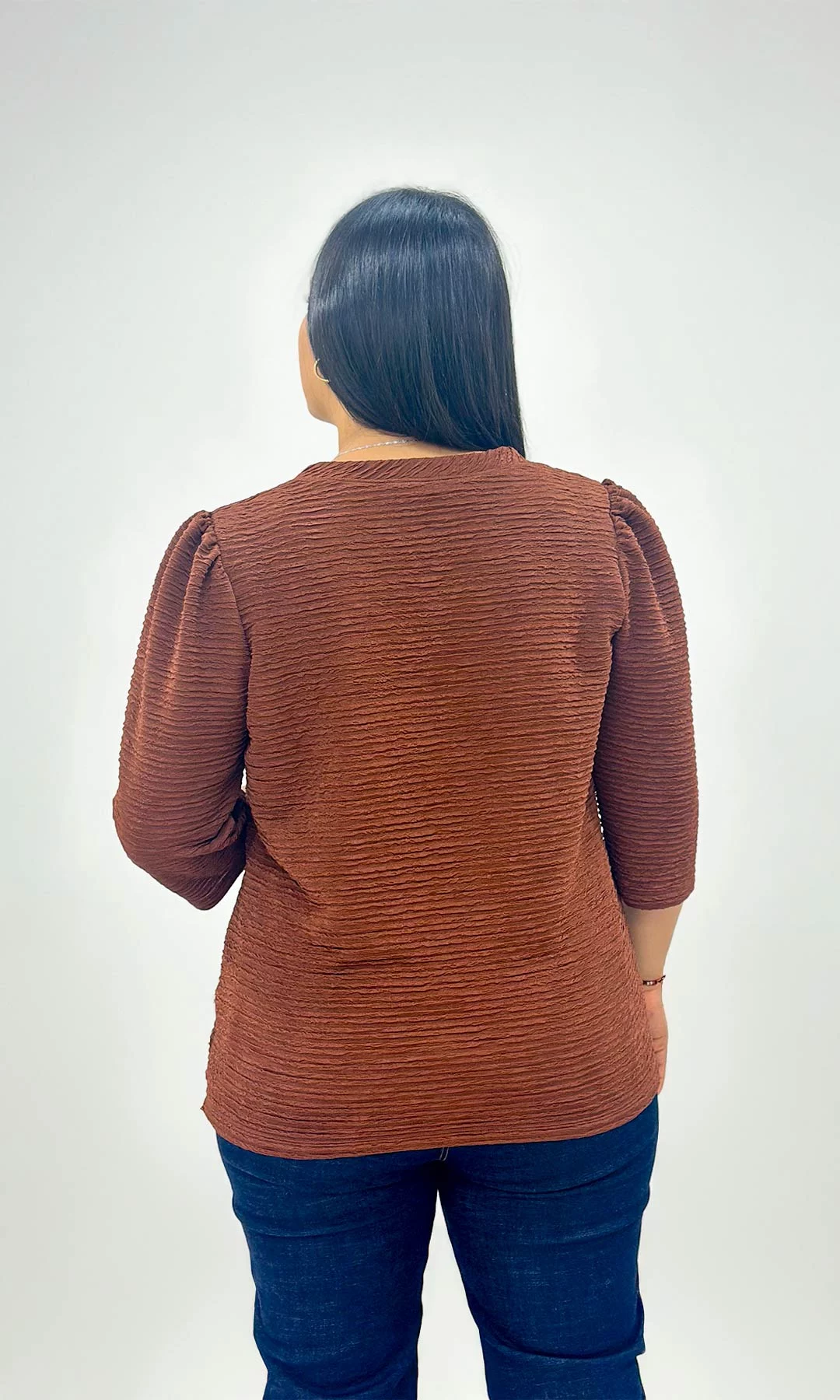 Camiseta mujer unicolor - Imagen 4