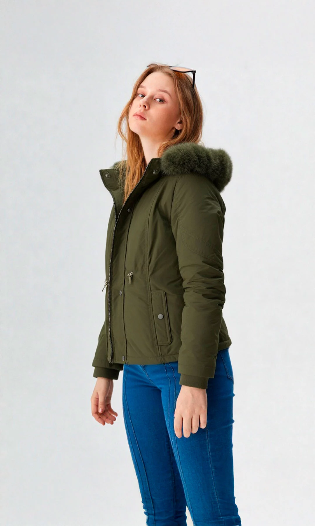 Chaqueta mujer unicolor - Imagen 6