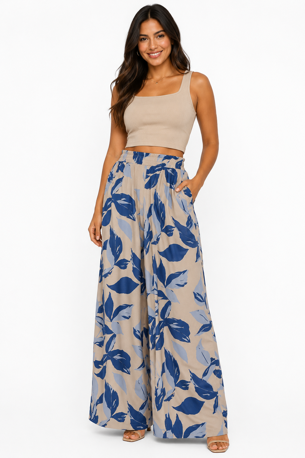 Pantalón mujer estampada