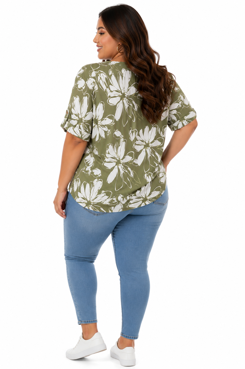 Camiseta mujer manga 3/4 estampada - Imagen 3