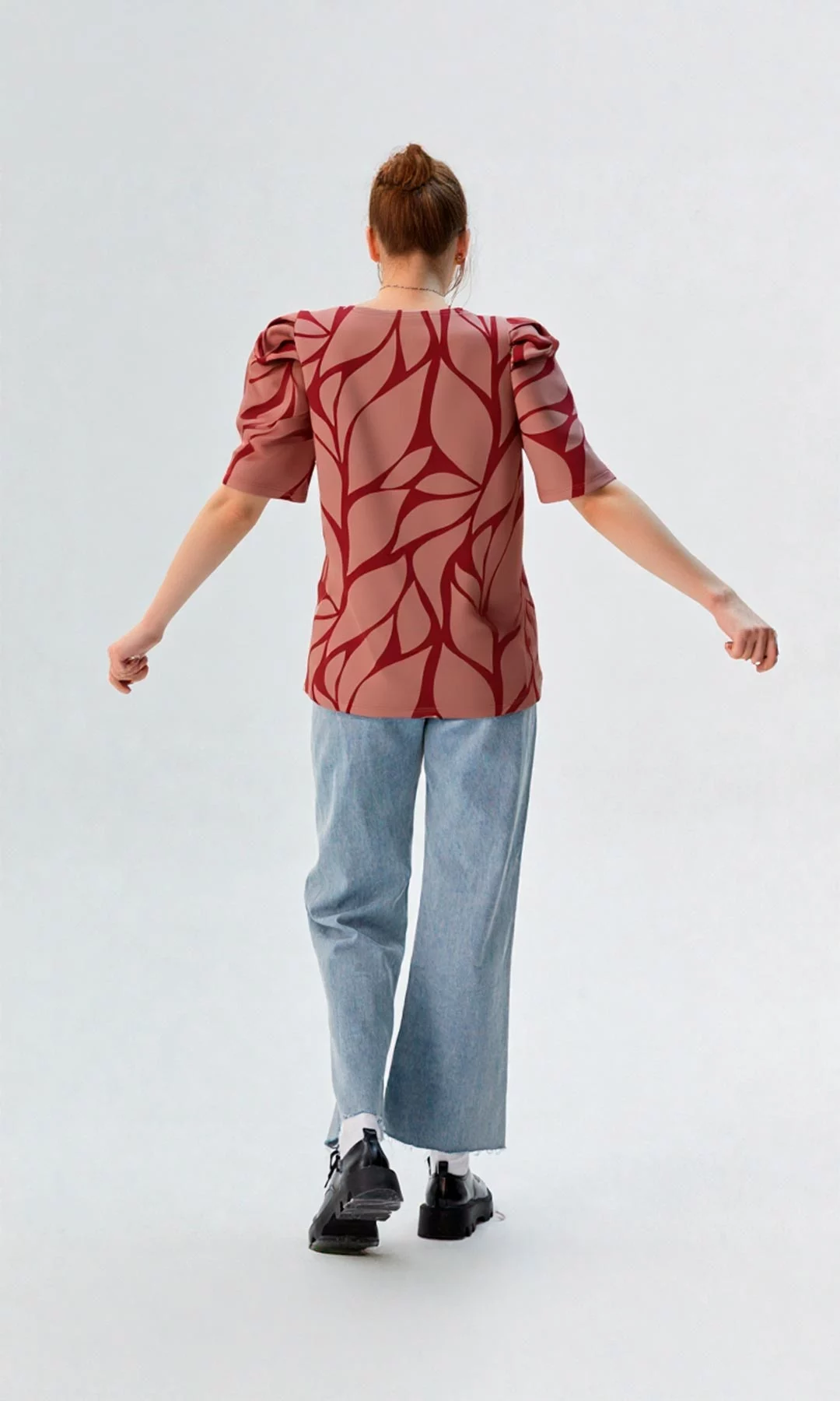 Camiseta mujer manga corta estampada - Imagen 3