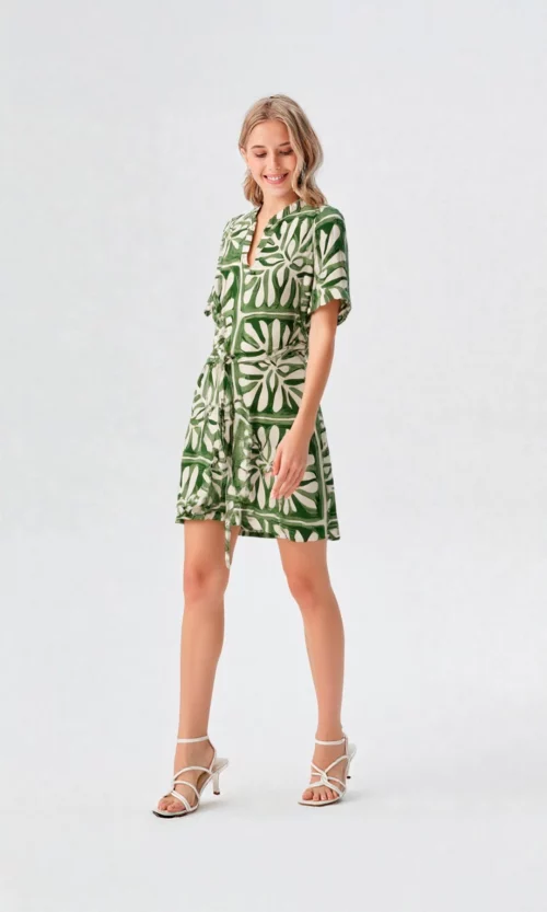 Vestido mujer estampada