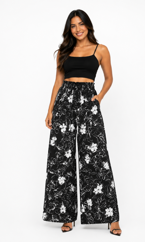 Pantalón mujer estampada