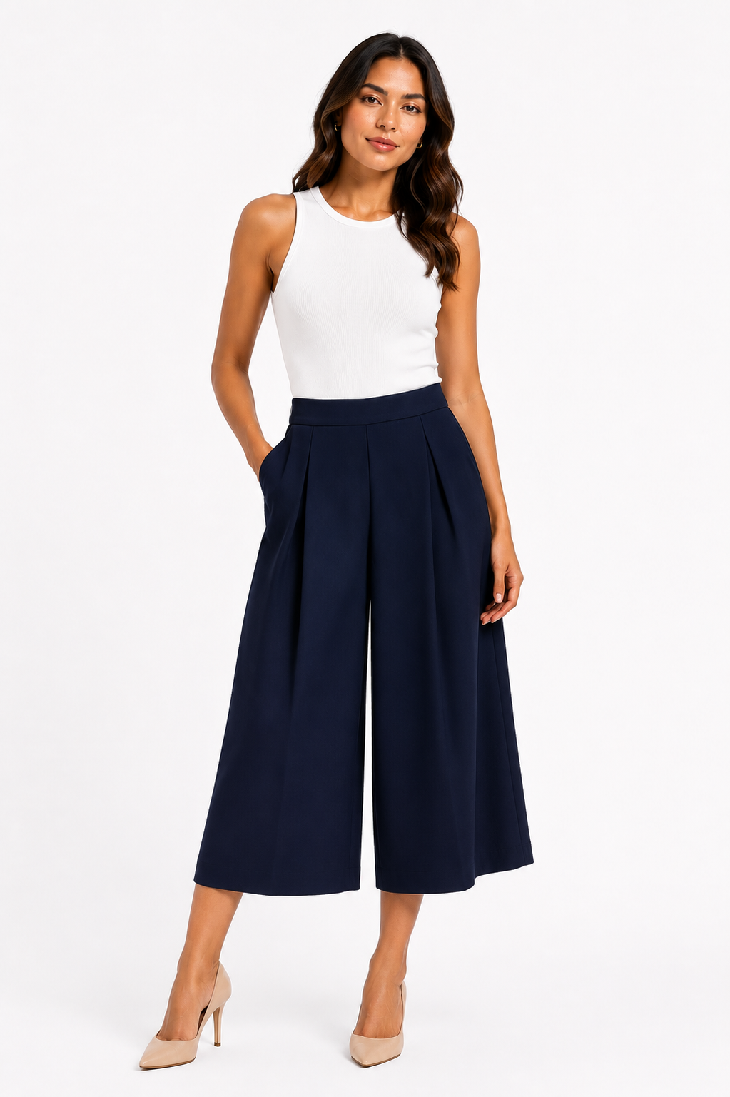 Capri mujer unicolor
