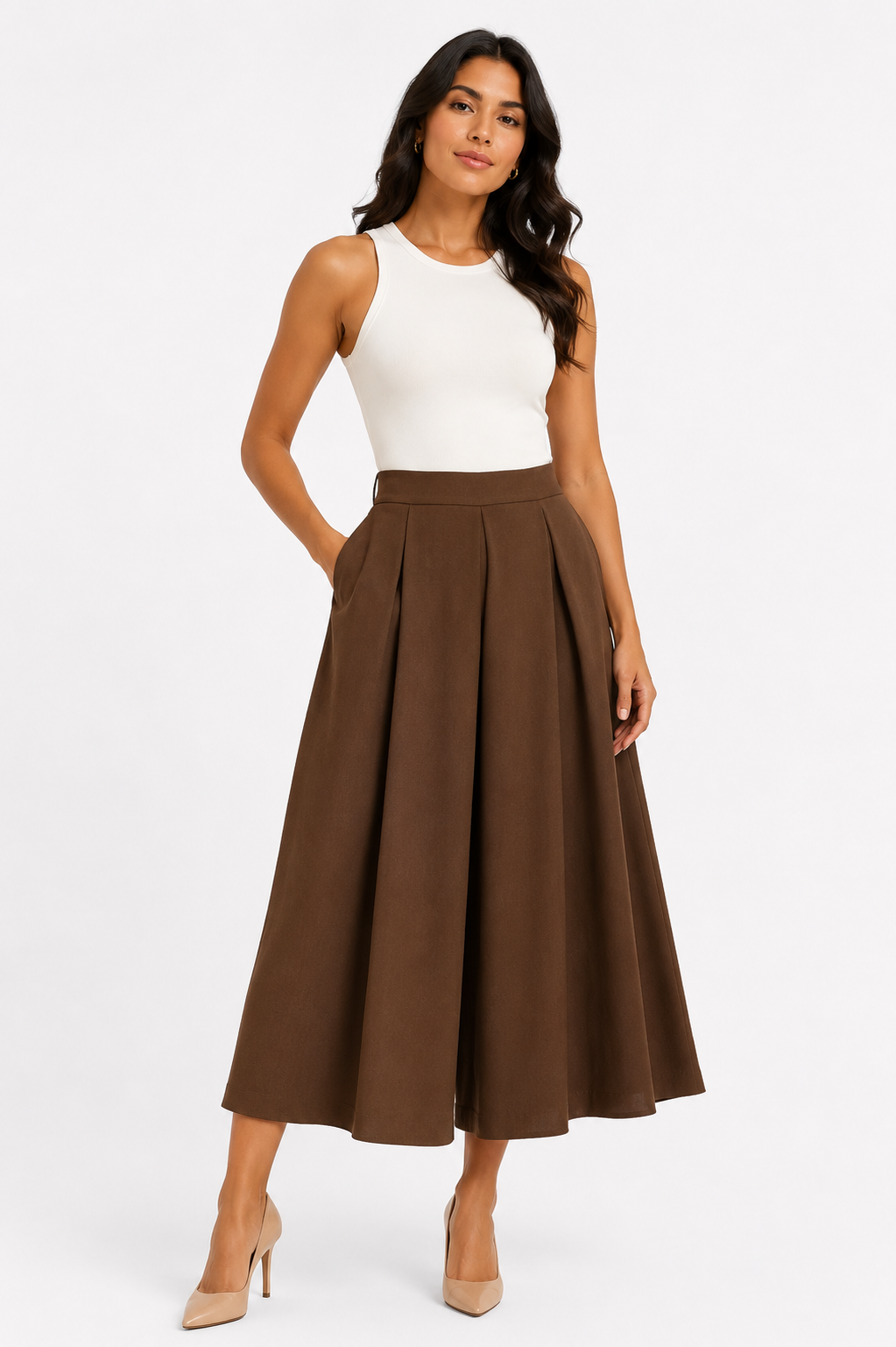 Capri mujer unicolor - Imagen 4