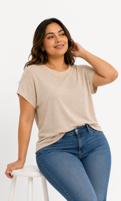 Camiseta mujer unicolor