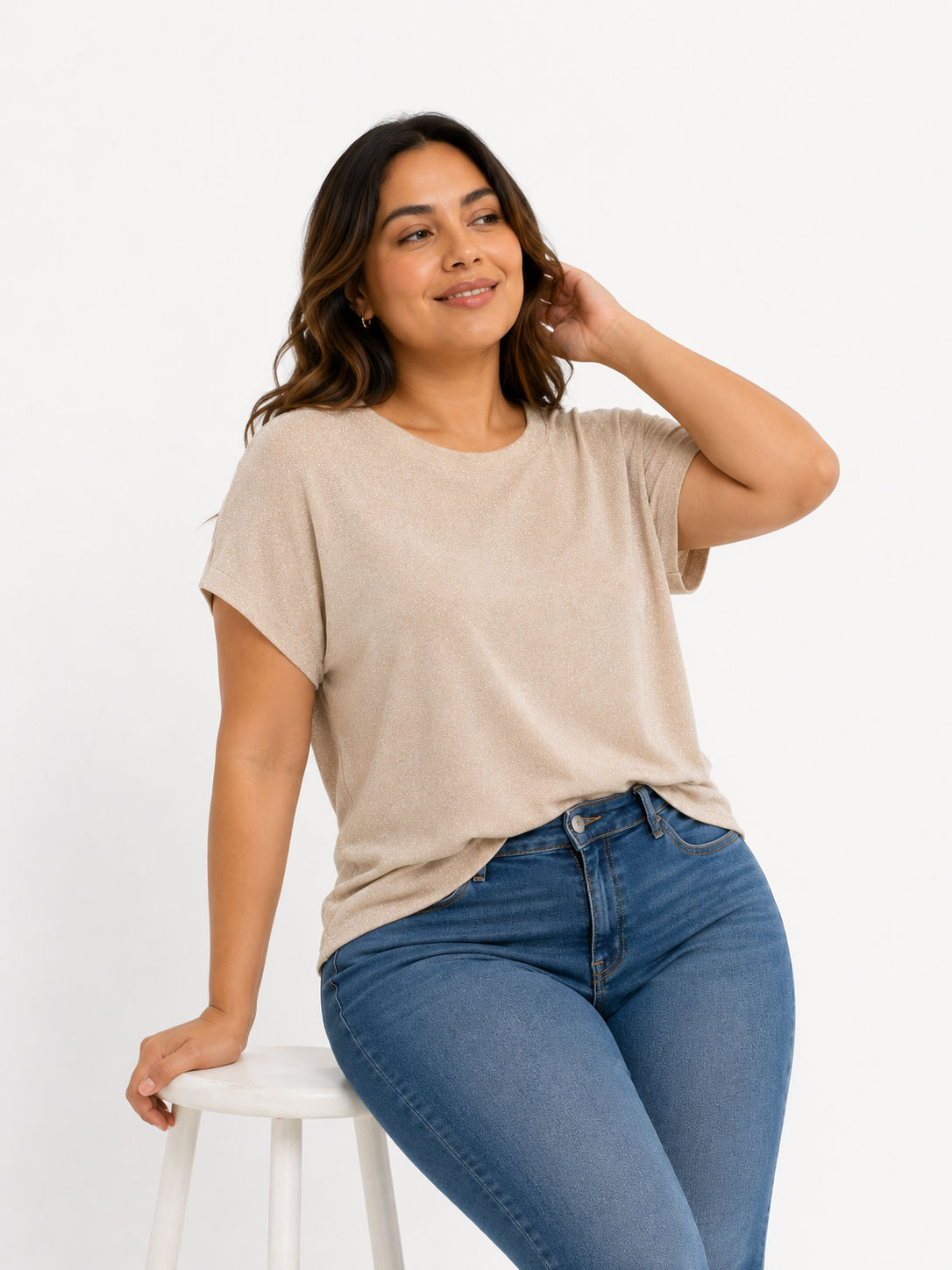 Camiseta mujer unicolor