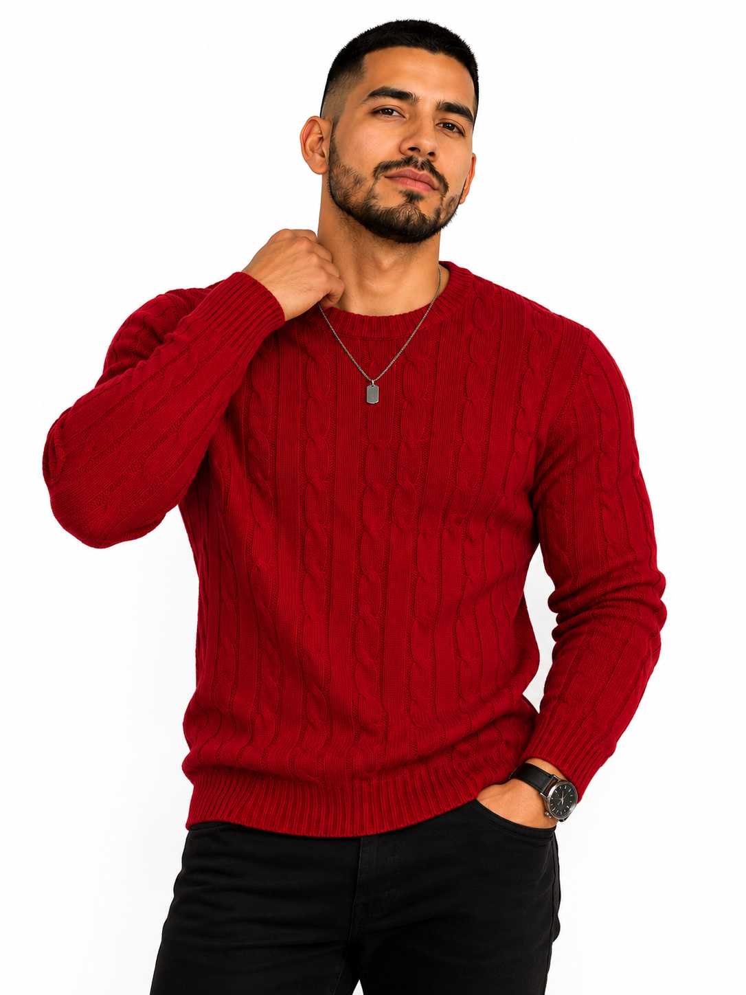 Saco hombre unicolor