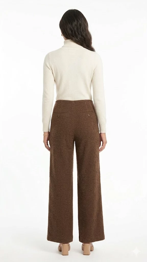 Pantalón mujer unicolor - Imagen 3