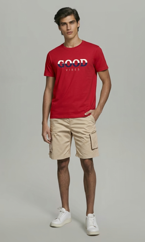 T-Shirt hombre estampada