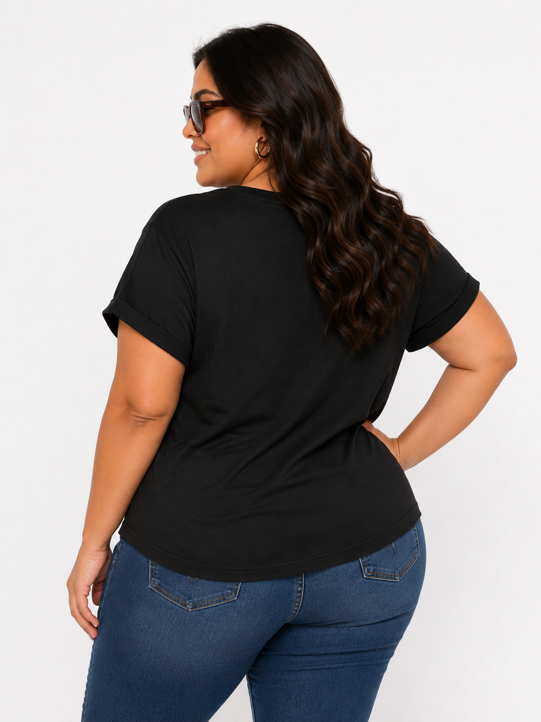 Camiseta mujer manga 3/4 estampada - Imagen 3