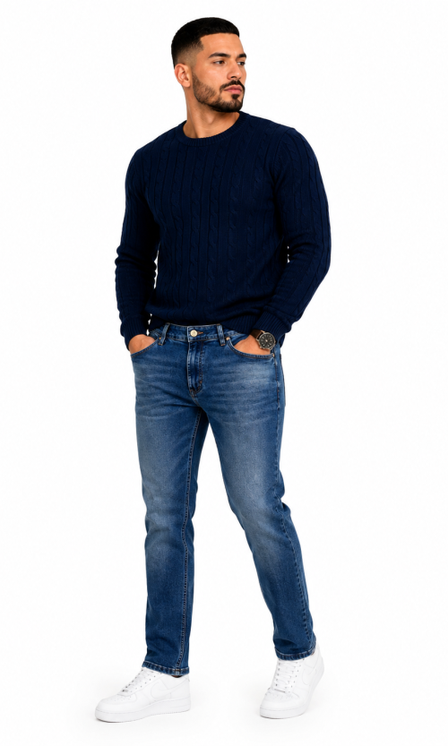Jean hombre unicolor
