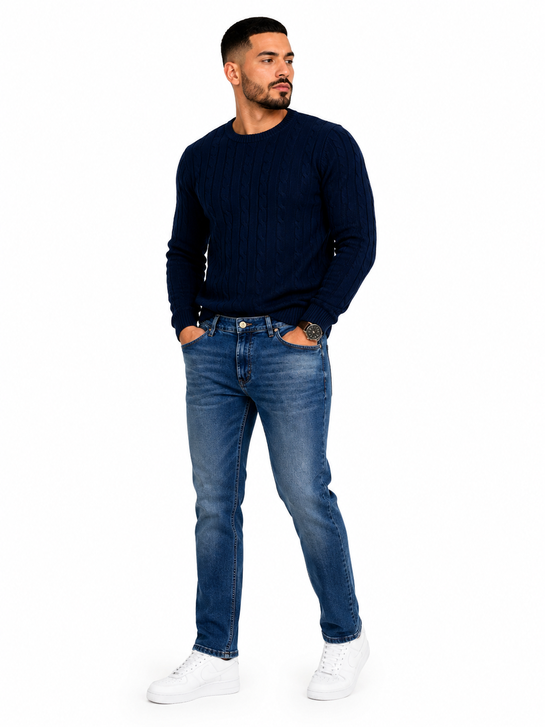 Jean hombre unicolor