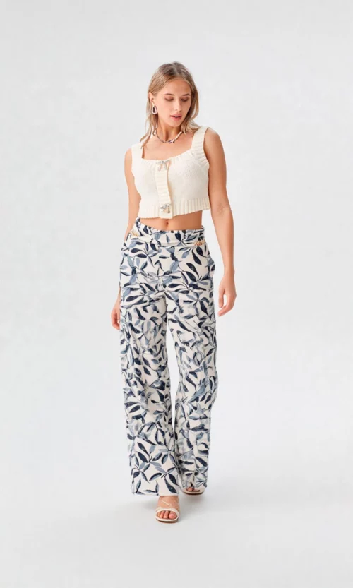 Pantalón mujer estampada