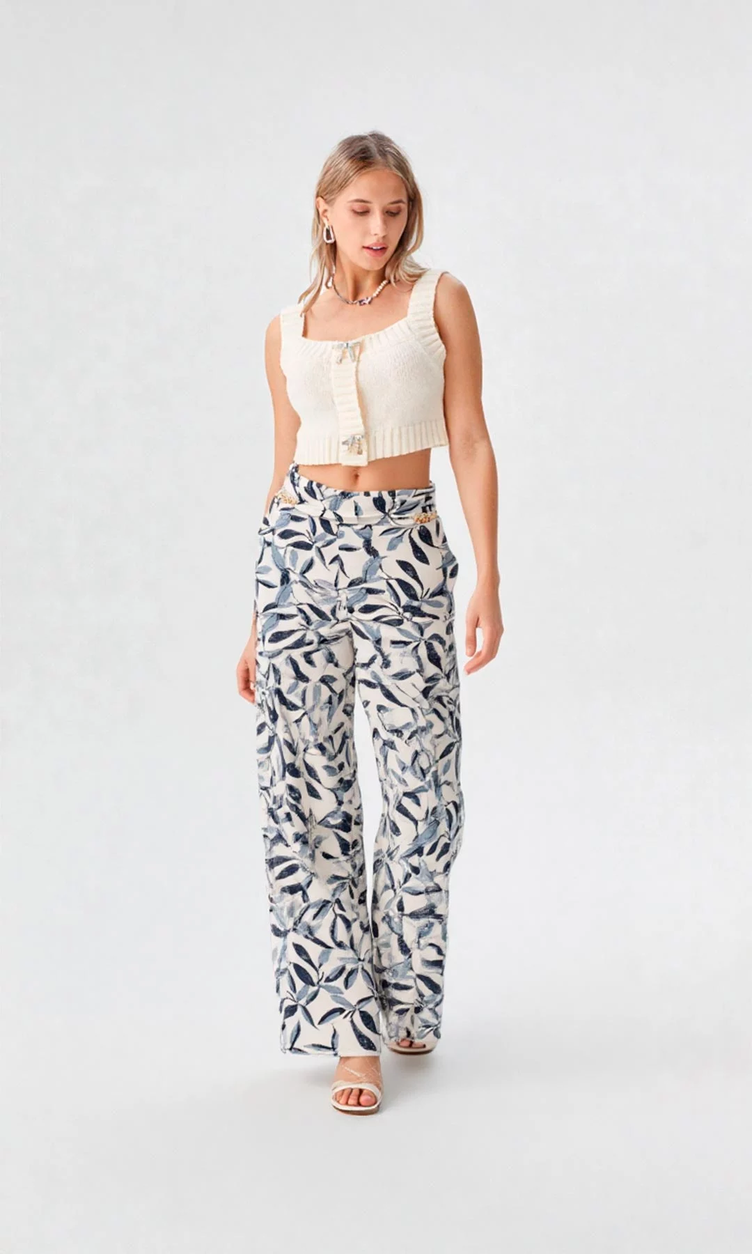 Pantalón mujer estampada