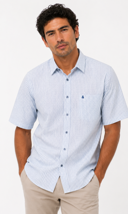 Camisa hombre estampada