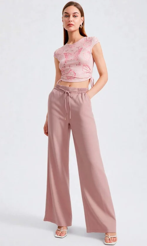 Pantalón mujer unicolor