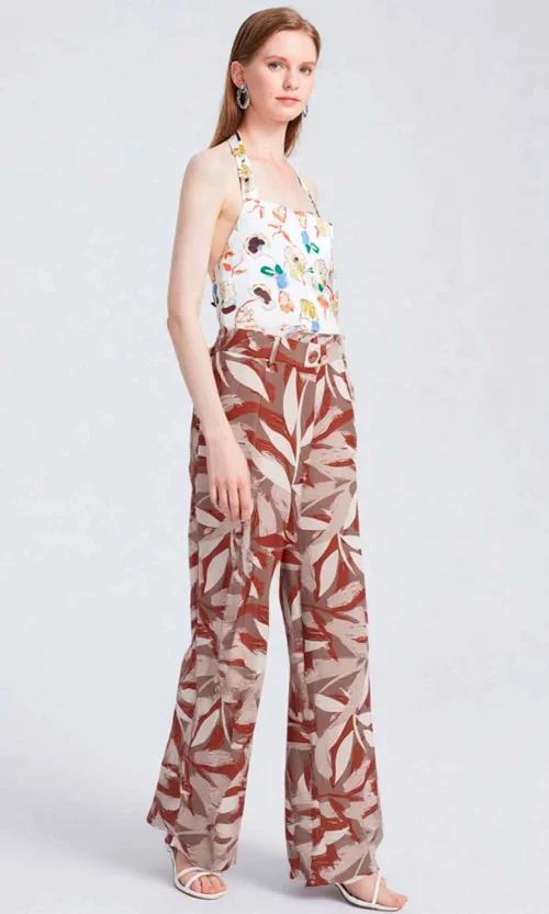 Pantalón mujer estampado