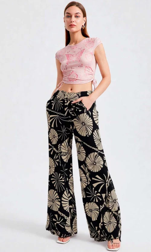 Pantalón mujer estampado