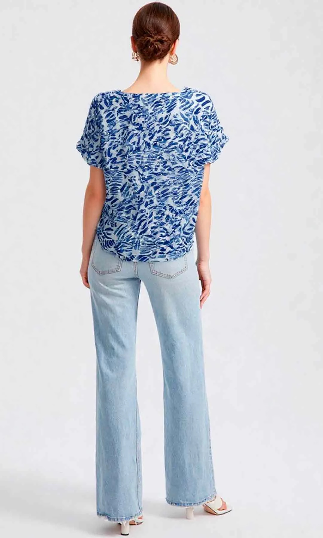 Camiseta mujer manga 3/4 estampada - Imagen 6