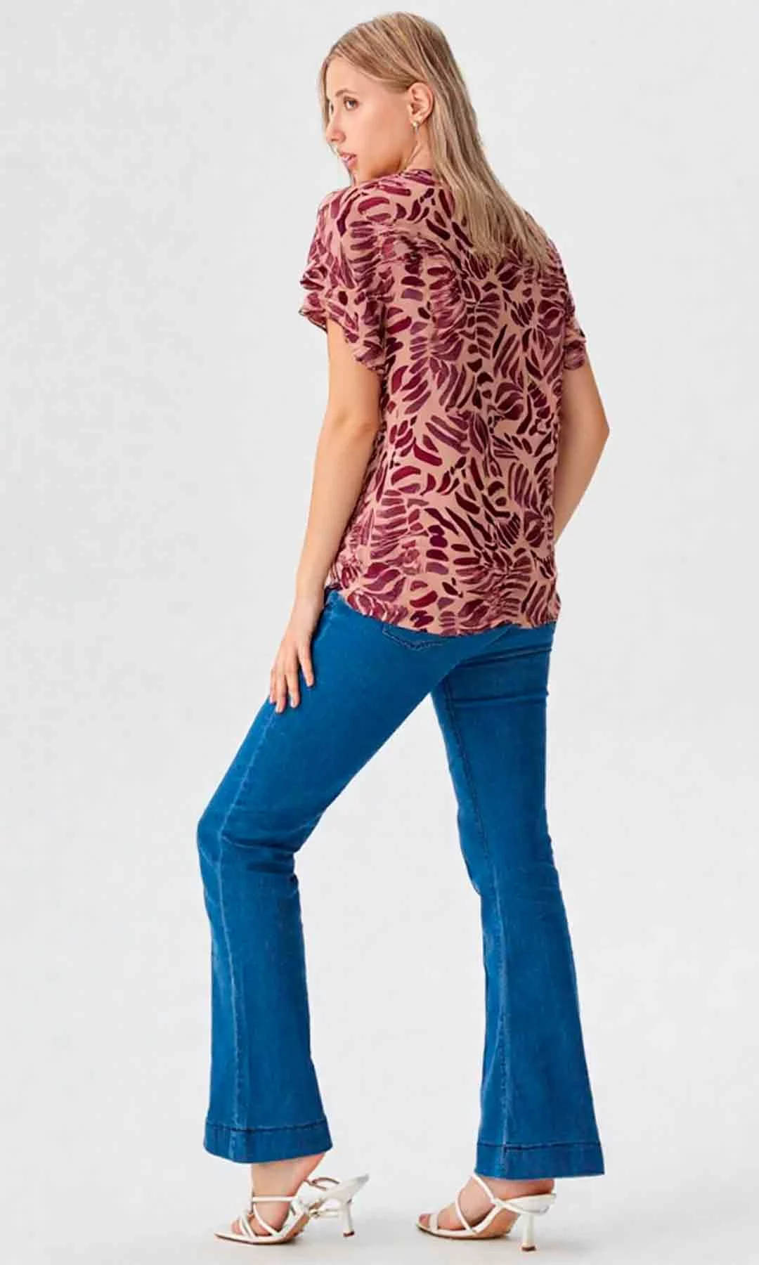 Camiseta mujer manga 3/4 estampada - Imagen 12