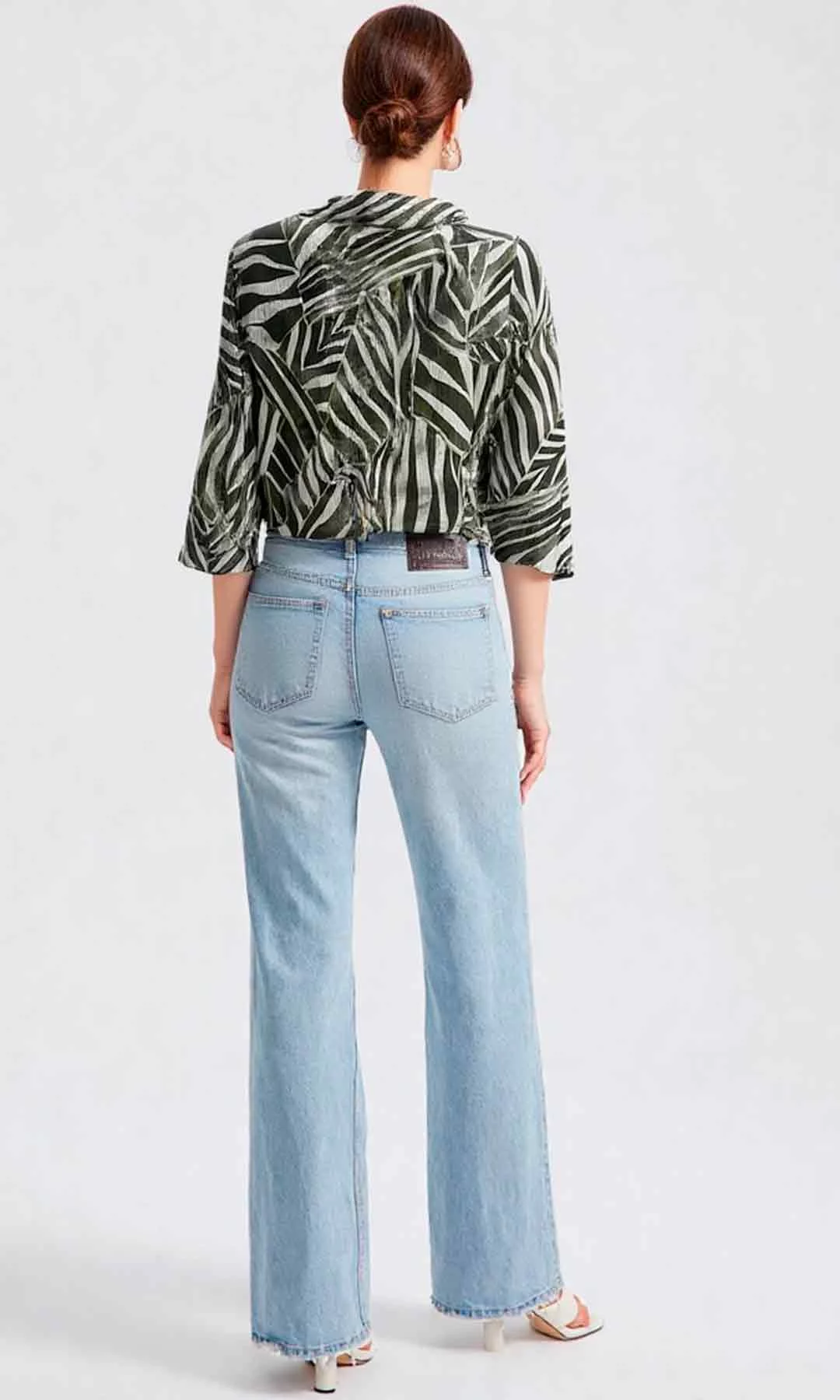 Camiseta mujer manga 3/4 estampada - Imagen 5