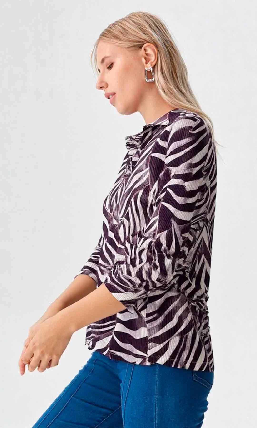 Camiseta mujer manga 3/4 estampada - Imagen 14