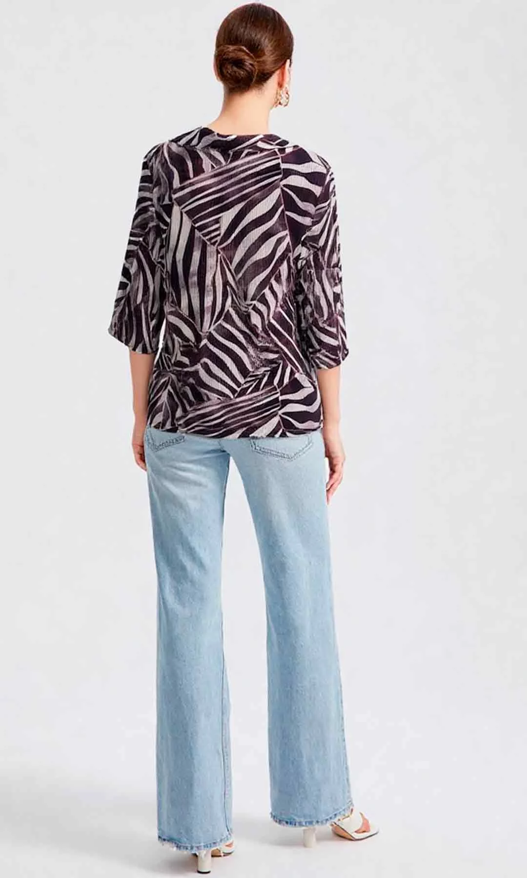 Camiseta mujer manga 3/4 estampada - Imagen 13