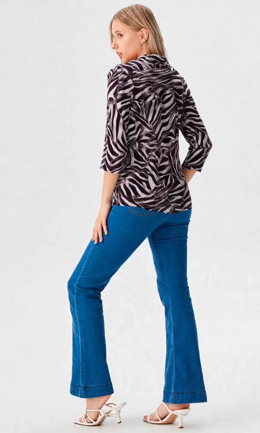 Camiseta mujer manga 3/4 estampada - Imagen 12