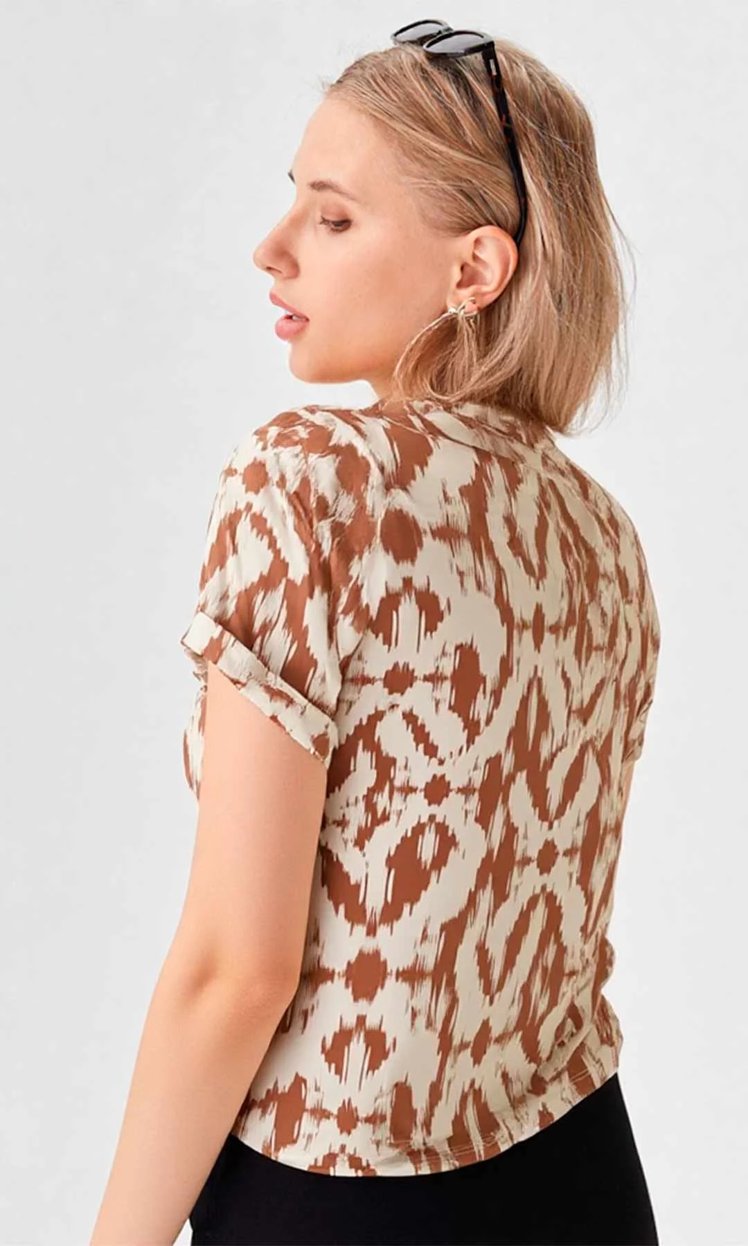 Camiseta mujer manga corta estampada - Imagen 10