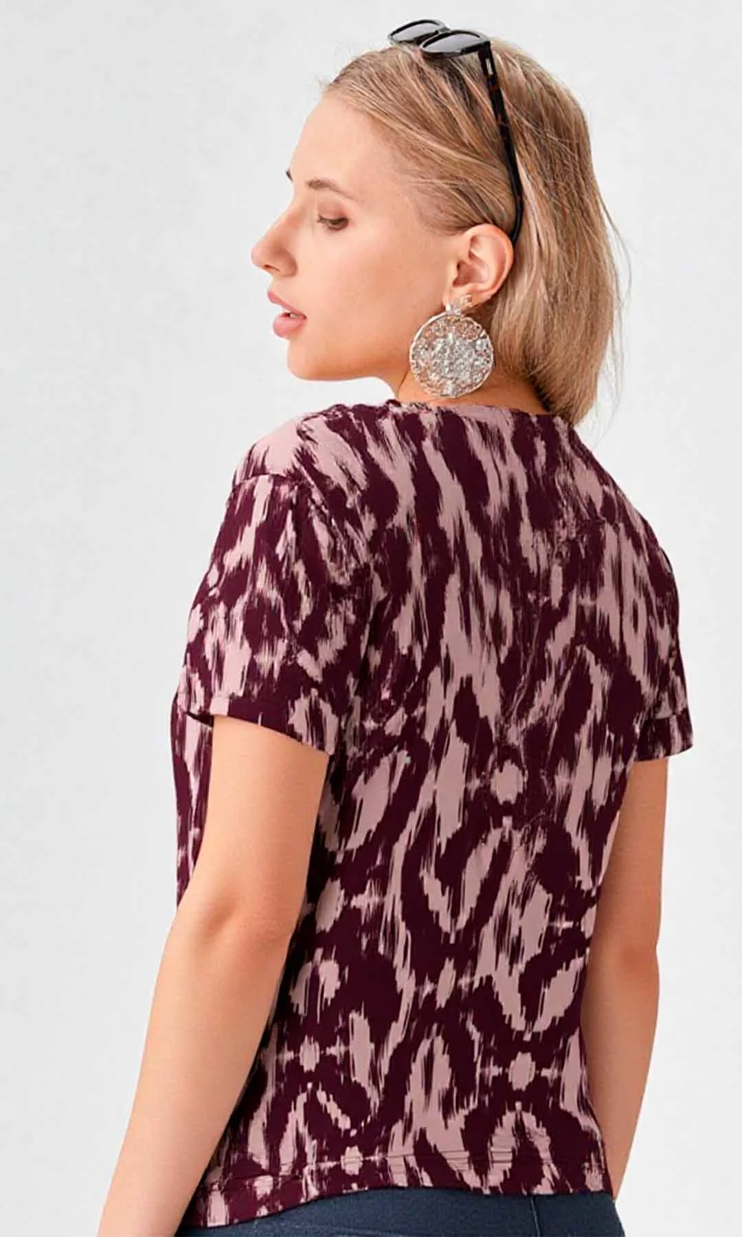 Camiseta mujer manga corta estampada - Imagen 5