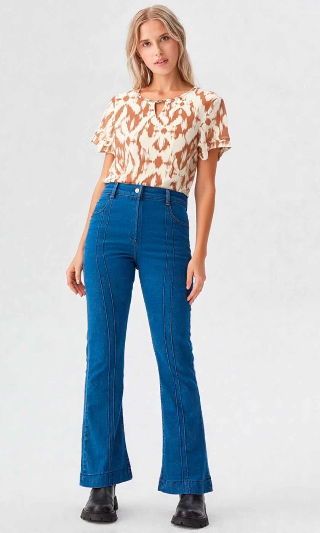 Camiseta mujer manga corta estampada - Imagen 8