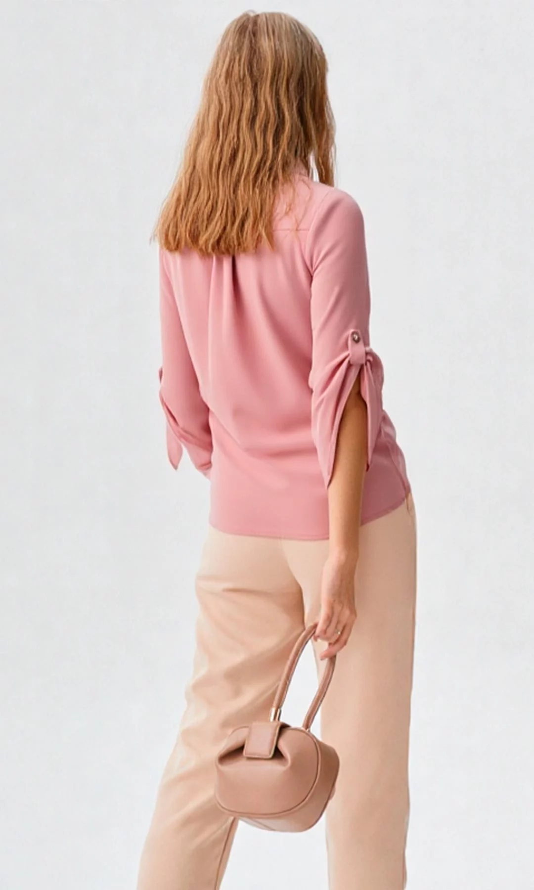 Blusa mujer manga 3/4 unicolor - Imagen 14