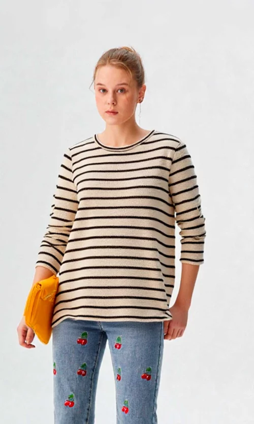 Saco mujer estampado