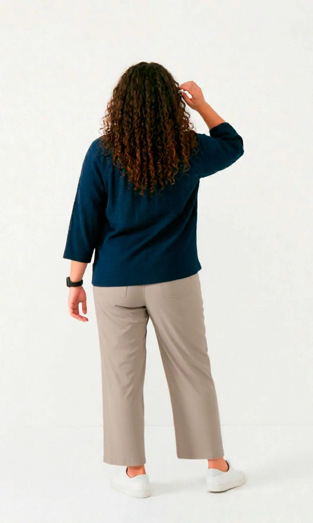 Pantalón mujer unicolor - Imagen 5