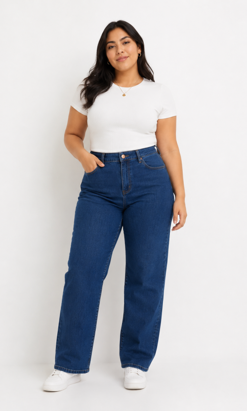 Jean mujer unicolor