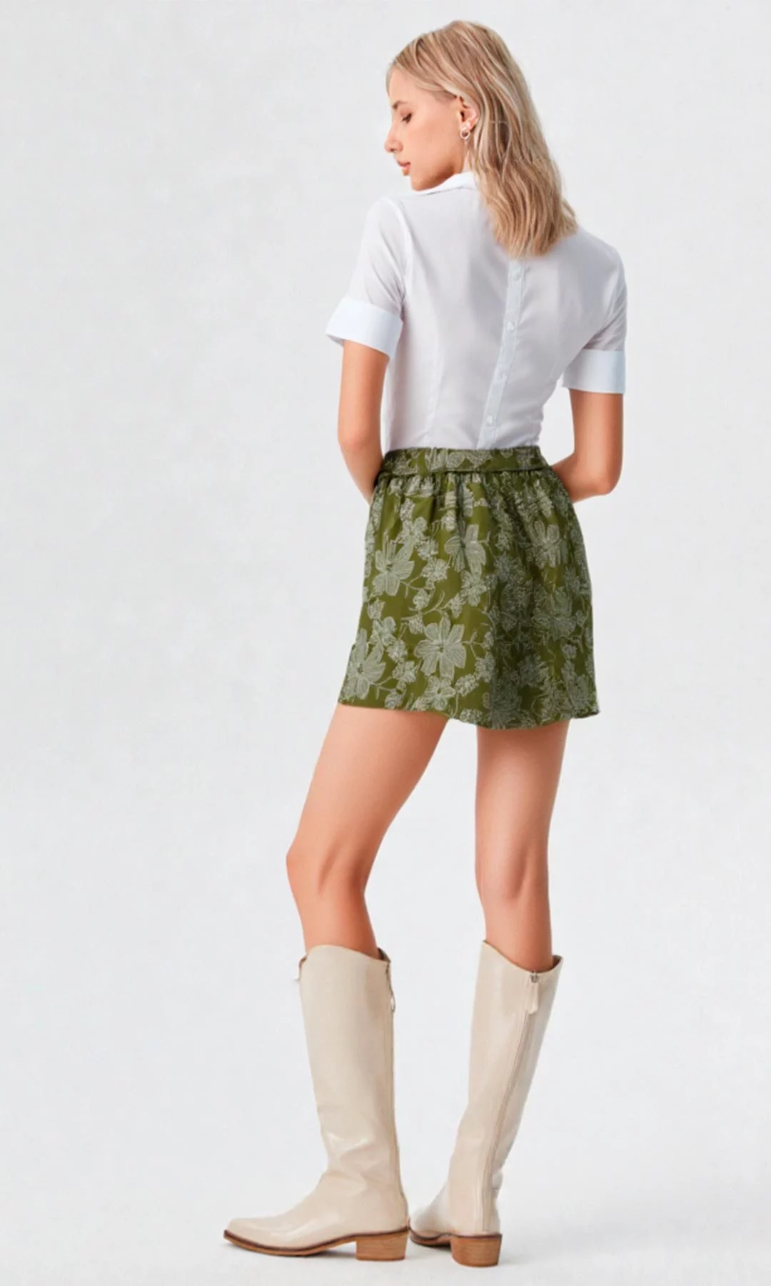 Bermuda mujer estampada - Imagen 3