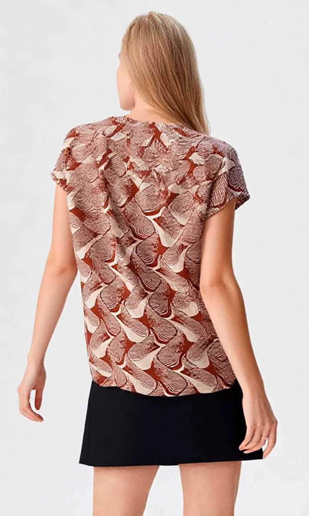 Camiseta mujer manga corta estampada - Imagen 4