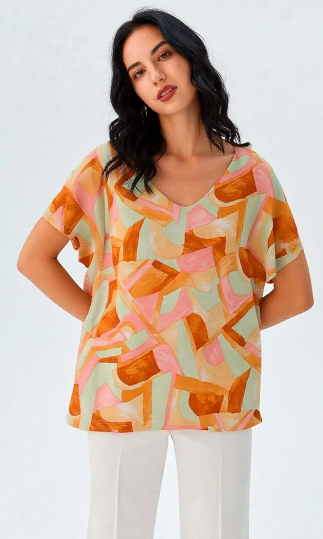 Camiseta mujer manga corta estampada - Imagen 4