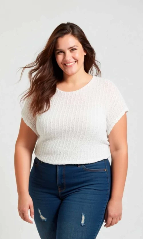 Camiseta mujer unicolor