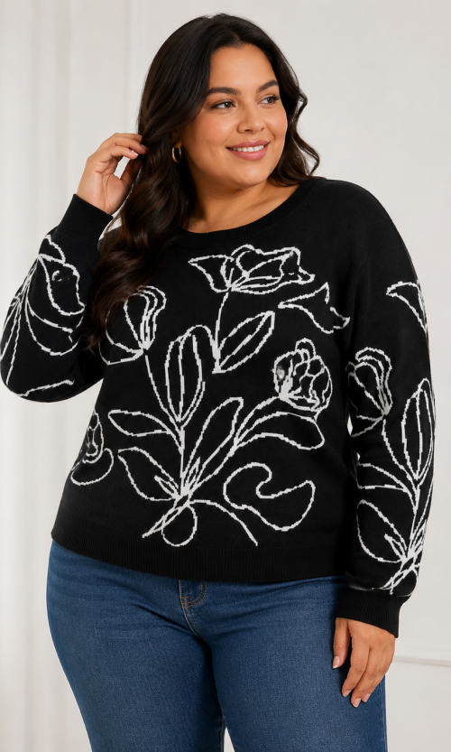 Capa mujer estampada