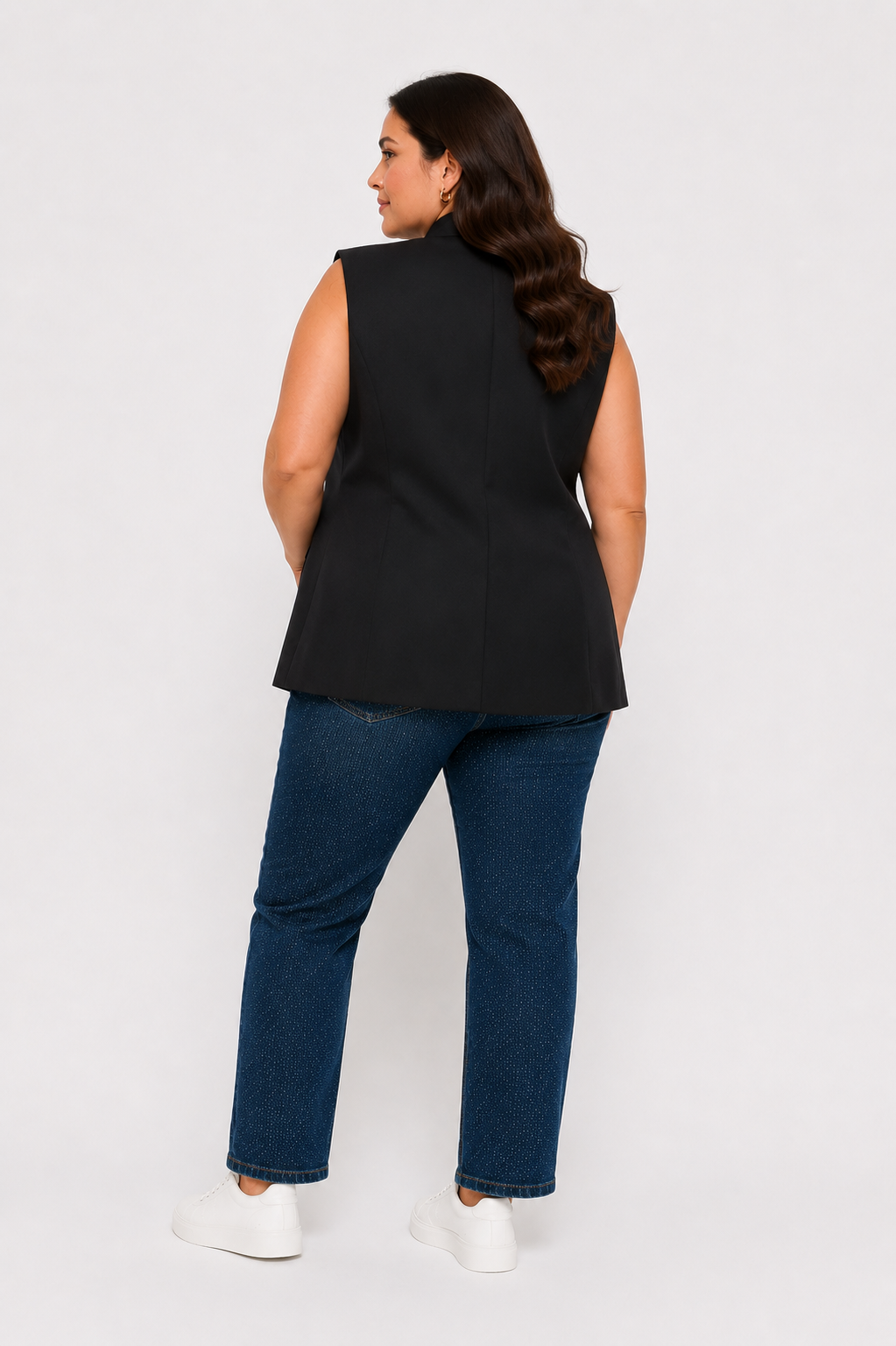 Chaqueta mujer unicolor - Imagen 3