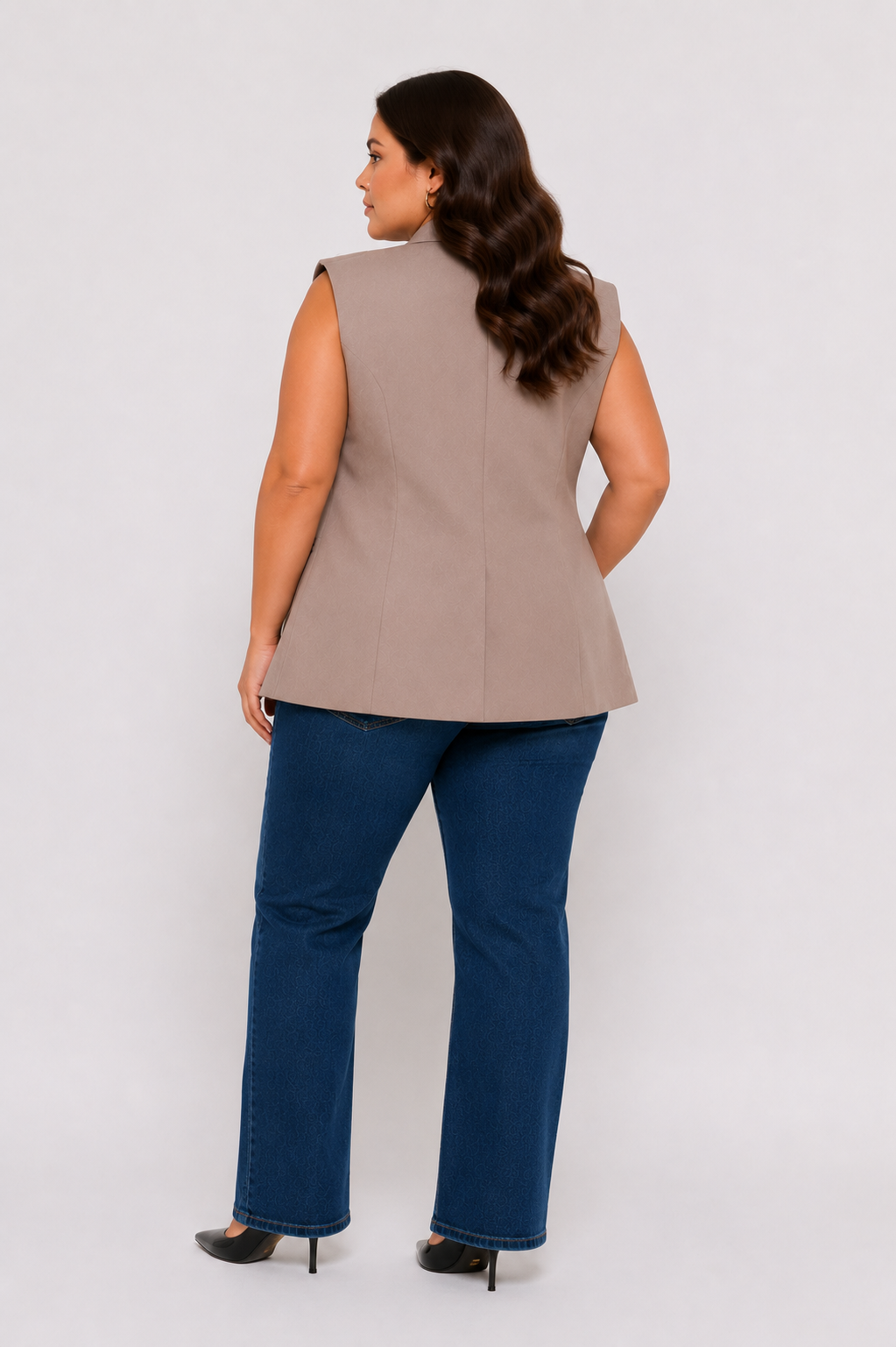 Chaqueta mujer unicolor - Imagen 6
