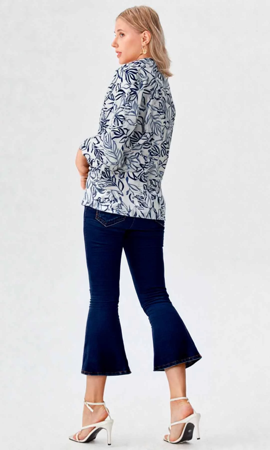 Blusa mujer manga larga estampada - Imagen 3