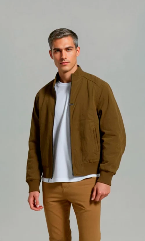 Chaqueta hombre unicolor