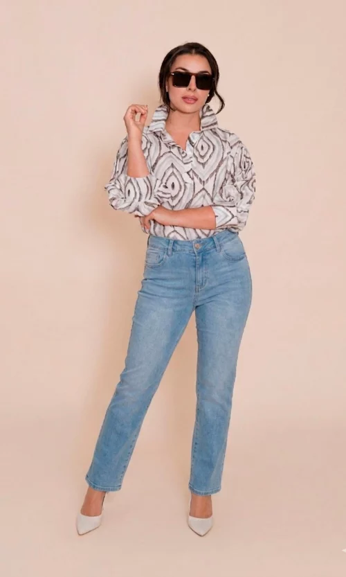 Jean mujer unicolor