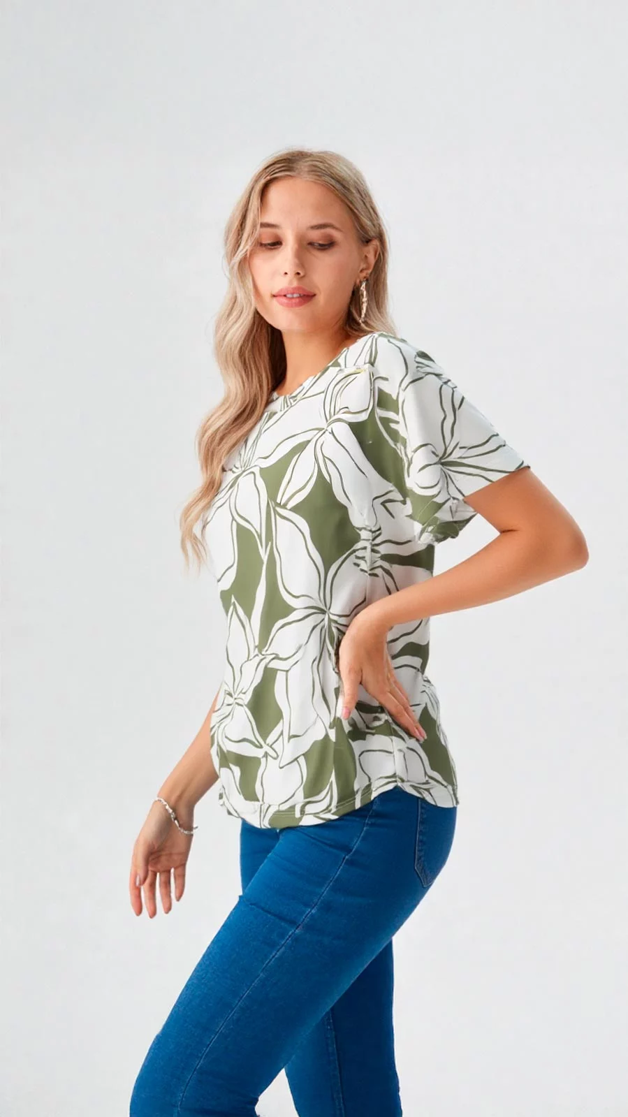 Camiseta mujer manga corta estampada - Imagen 4