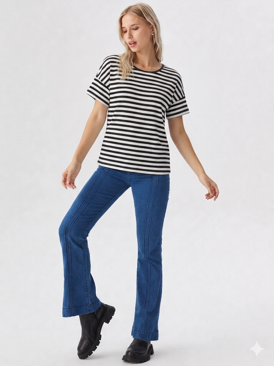 Camiseta mujer rayas - Imagen 7